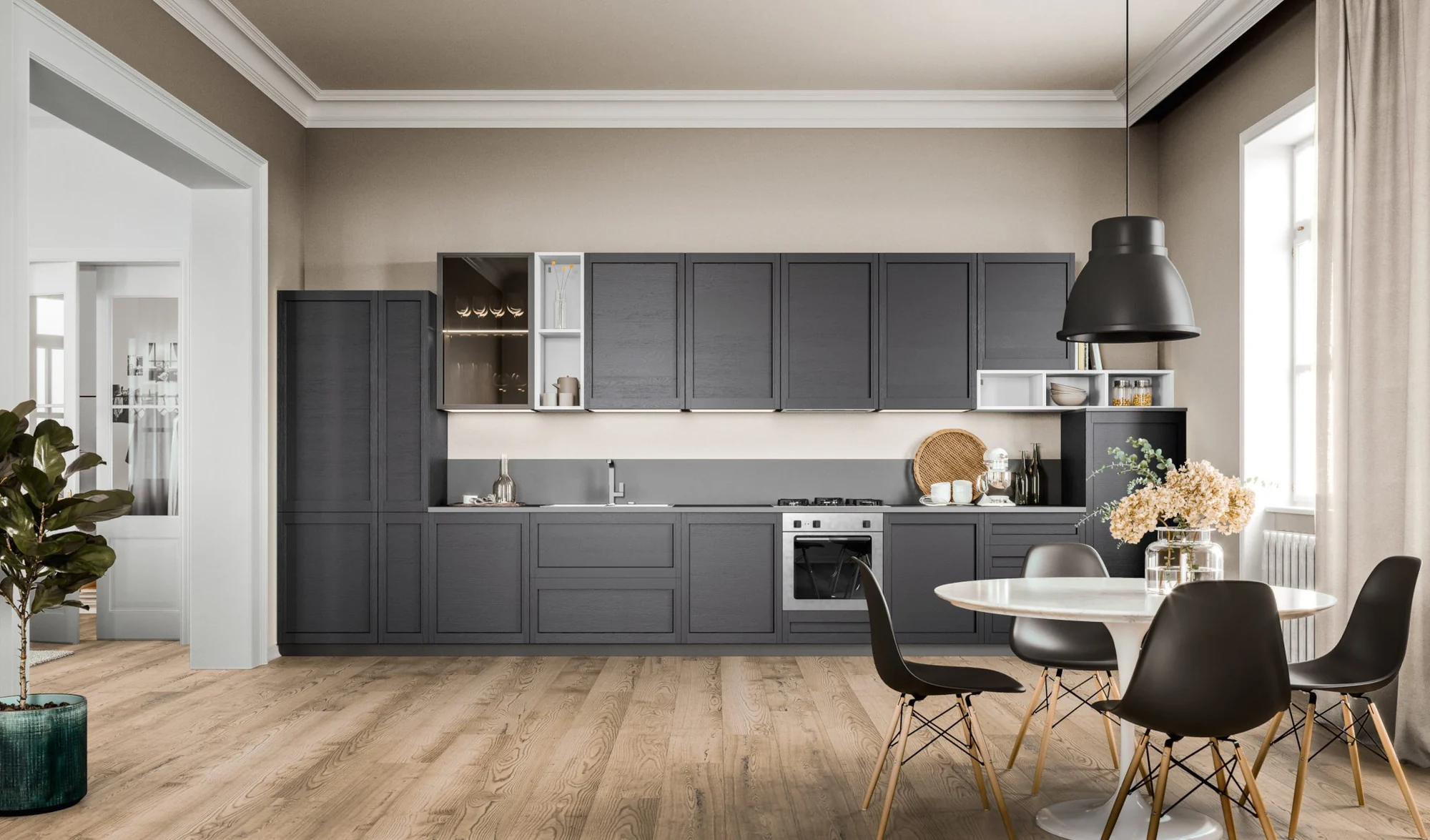 Cucina Ar-Due Intesa: Anta a telaio
