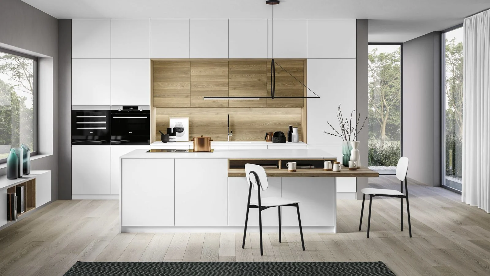 Cucina Ar-Due J22: Pensili e colonne