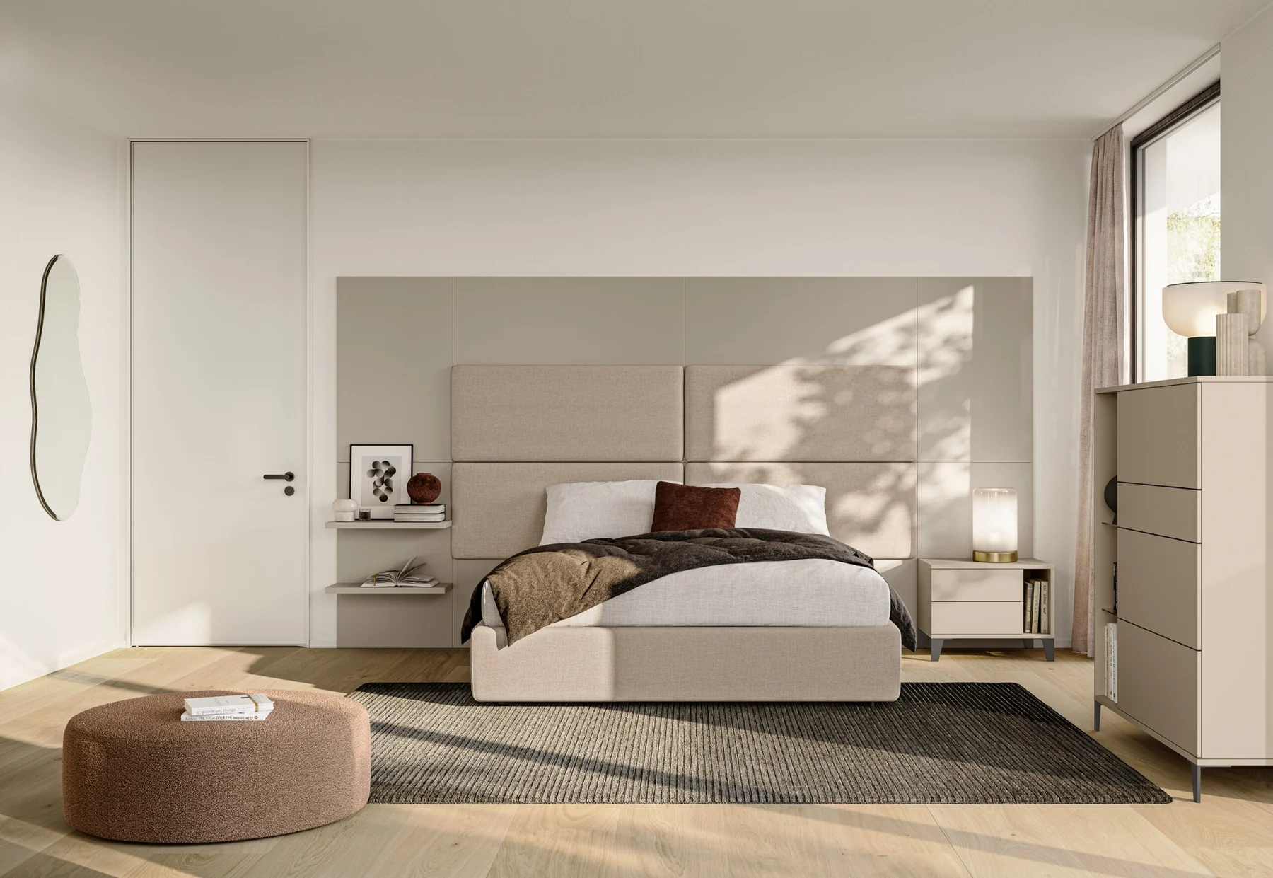 Letto Colombini Night boiserie
