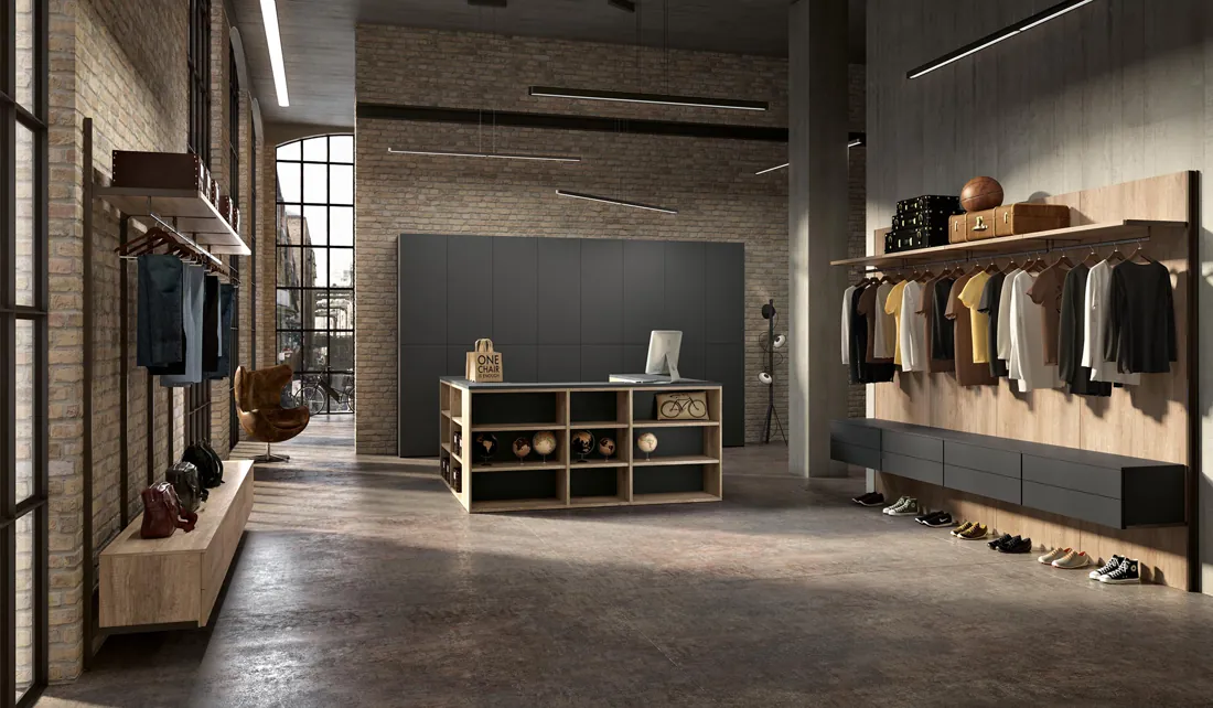 Ambientazione Negozi: Marka · Raw shop Nr 2