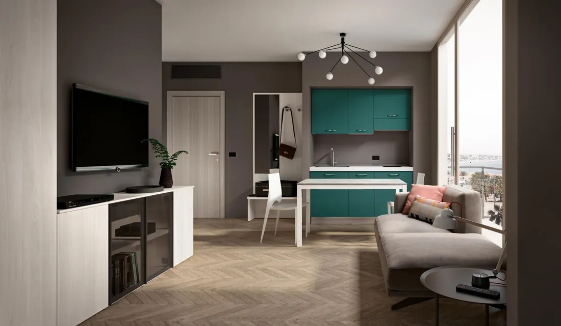 Ambientazione Aparthotel e residence: Marka · Residence Nr 2 · Zona giorno