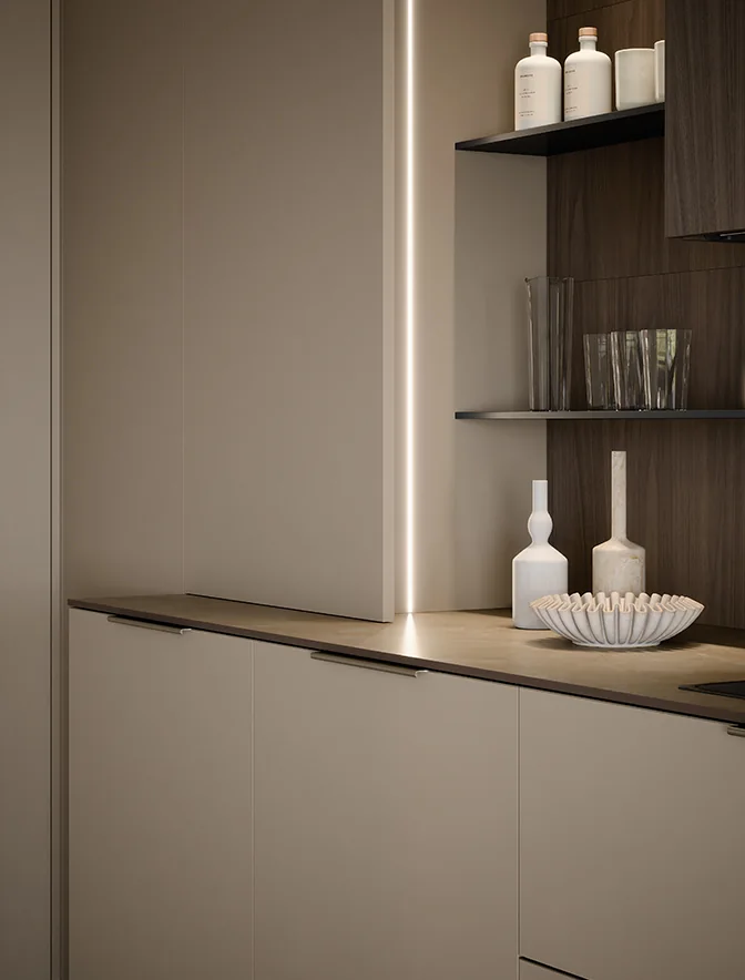 Cucina Dibiesse Pro: Profilo integrato