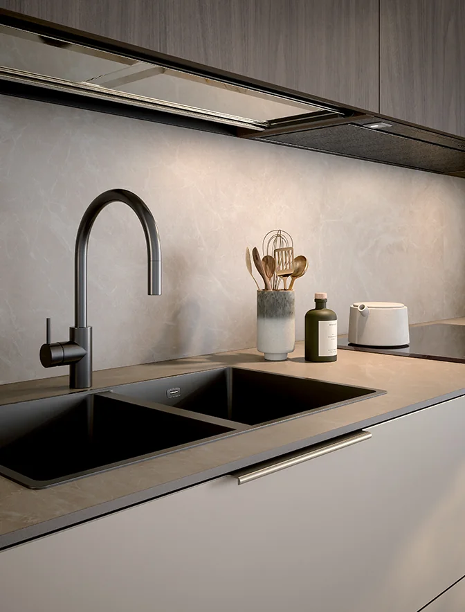 Cucina Dibiesse Pro: Superfici pulite