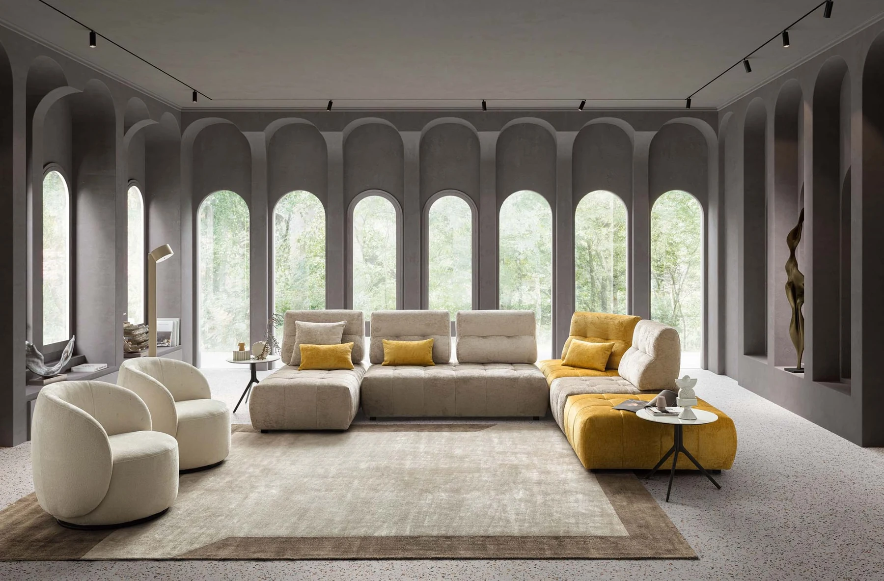 LeComfort Byron · divano della collezione Bubble