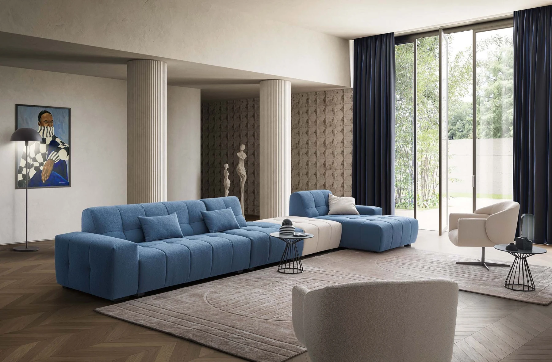 LeComfort Collins · divano della collezione Bubble