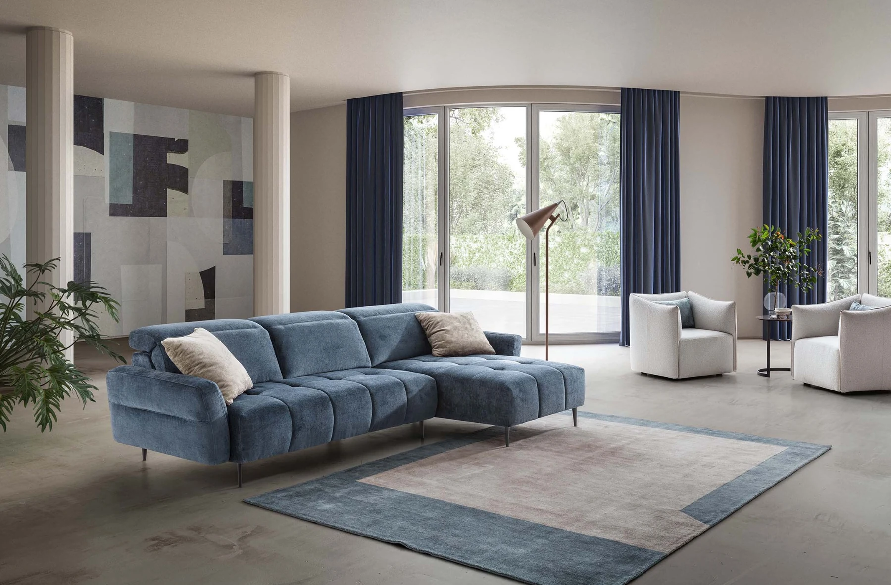 LeComfort Gillan · divano della collezione Bubble