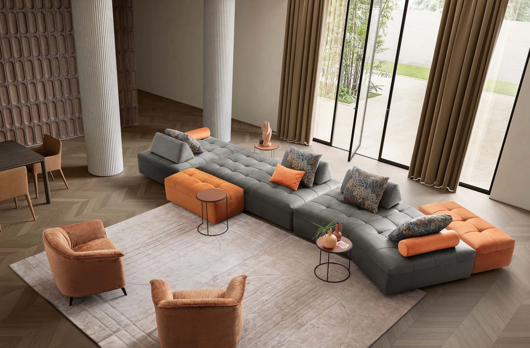 LeComfort Reed · divano della collezione Bubble