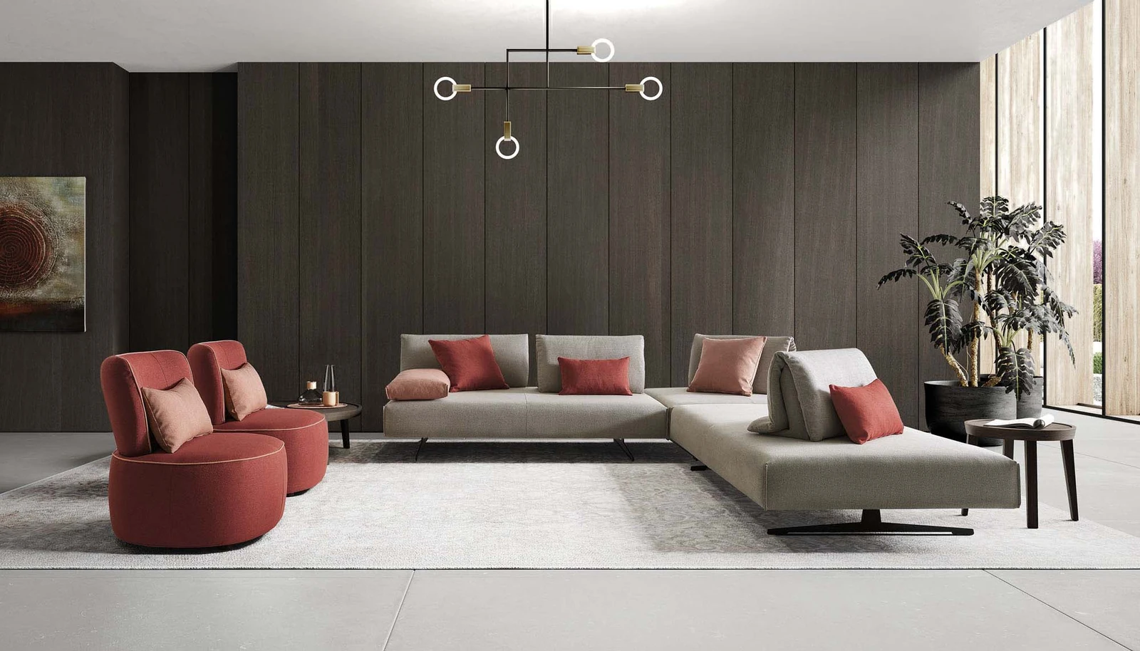 LeComfort Abbraccio · divano della collezione Daytime