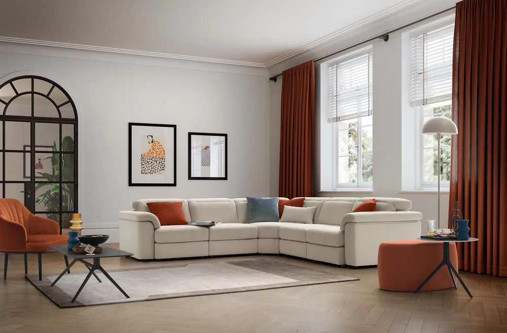 LeComfort Swan Double · divano della collezione Space