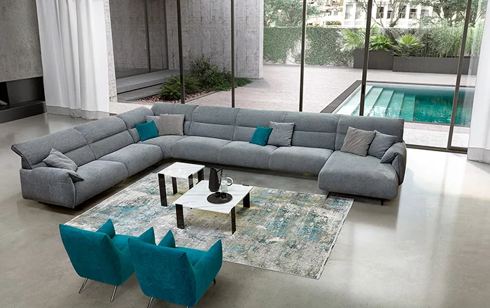 Rosini CARDIFF · divano della collezione Home & Comfort