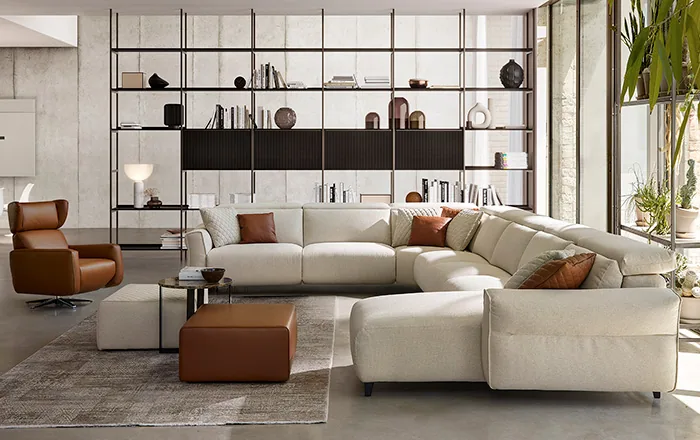 Rosini FIRENZE · divano della collezione Home & Comfort
